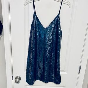 Fleur du Mal Sequin Dress - Navy